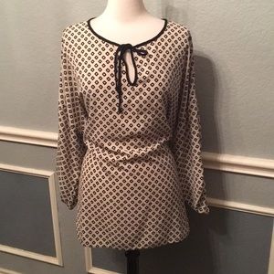 Black and cream tunic